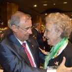Pilar felicitada por Presidente de FESOFI